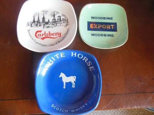 Vintage ashtrays woodbine - 3x,