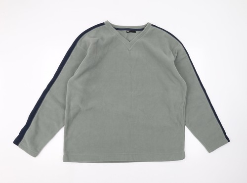 Ethel austin mens green neck - ethel, v-neck
