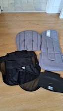 Bugaboo Ant complete Seat Fabric In Pristine Condition Grey Melange and Basket