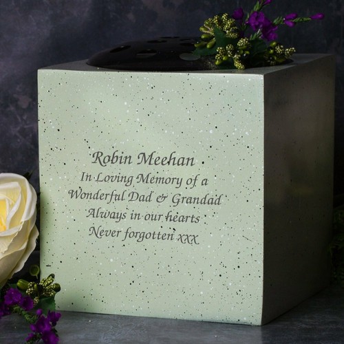 Personalised memorial flower - memorial,