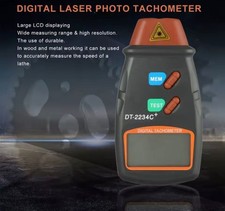 Digital Tachometer Photo Tach Meter Measurement Tool For Lathe RPM❀