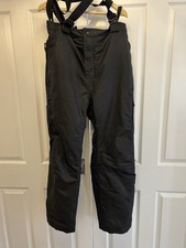 Men’s Black Trespass Salapettes Waterproof Ski Snowboard Pants Trousers Size XL
