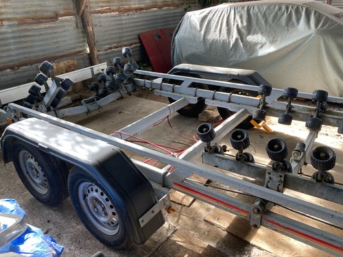 Sbs boat trailer twin axle - trailer,