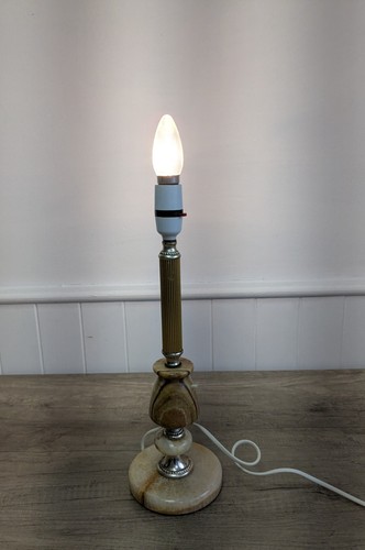 Vintage brass onyx marble - ,