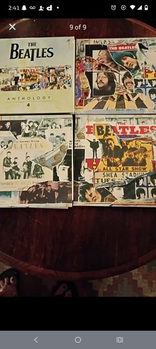 Beatles four vintage albums - vintage,