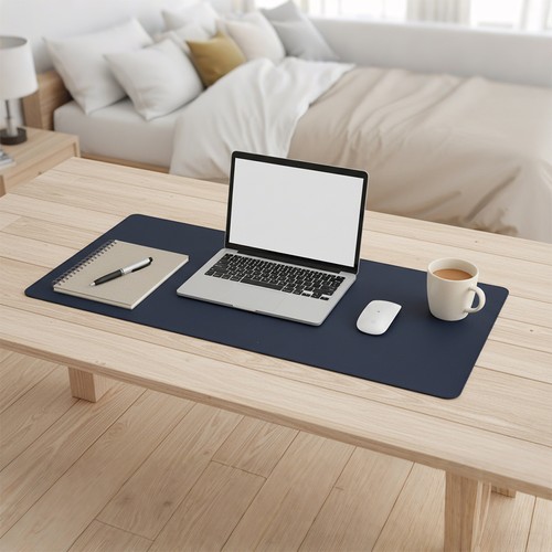 89x43cm leather mouse - leather, mat