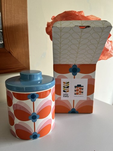 Orla kiely ceramic storage jar - kiely,