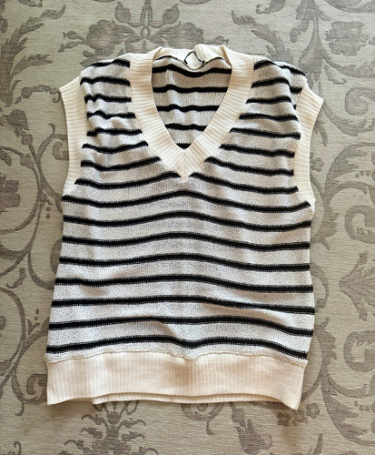 Zara white black striped - white/black,