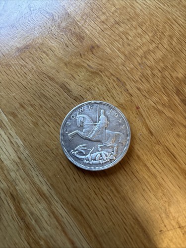 1935 silver jubilee - silver, crown