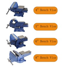 4" /5" /6" /8 " Bench Vise W/