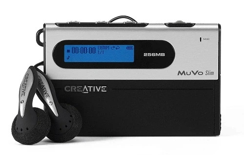 Creative muvo slim 256mb mp3 - creative,