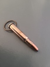 Inert 30-30 Brass Bullet Metal Keyring Keychain FREE POSTAGE