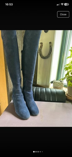 Fairfax and favour navy suede - and,