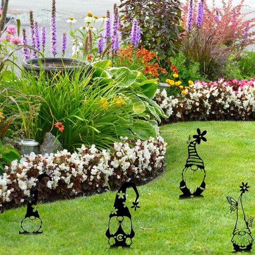 Garden metal statues - (a),