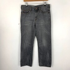 Tommy Hilfiger Jeans Mens 32x30 W34 L30 Grey Zip Fly Casual