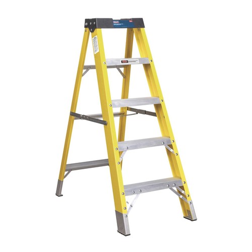 Sealey fibreglass step ladder - sealey,