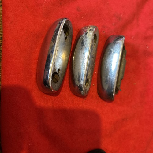 Chrome door mirror plinth - mirror,