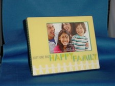 PICTURE FRAME Plastic Frame fits 4" x 6" photo Just One Big Happy Family