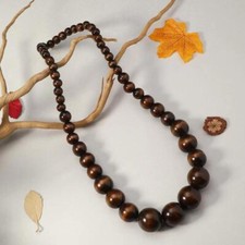 Chunky Wooden Bead Unisex
