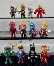 12x Super Hero Disney Marvel DC Set Christmas Tree Decorations Ornaments Comic