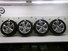 PEUGEOT 207 SET OF 4 ALLOY WHEELS & TYRES 16 INCH 9673773677 195/55/16 #AB