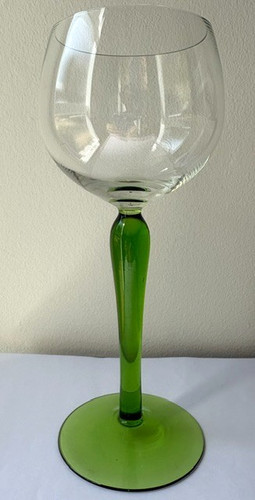 Mid century hock glass emerald - mid,