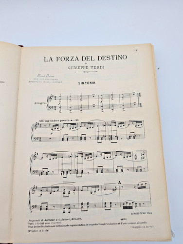 Verdi forza del destino - forza,