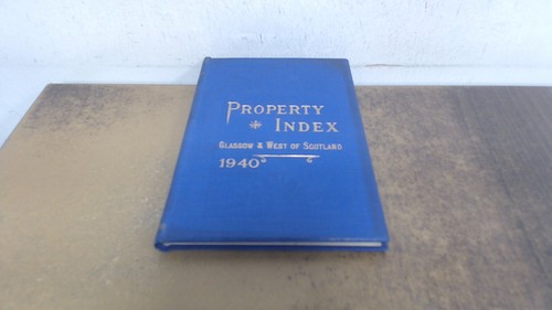 Property index 1940 land - index, 1940,