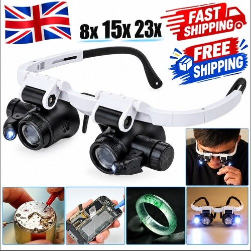 Head magnifier glasses led - magnifier,