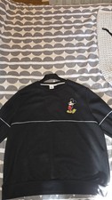 Disney Black Jumper Women's Xl Mickey Mouse