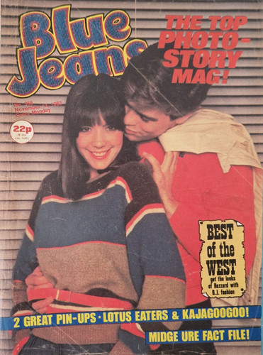 Blue jeans magazine - blue,