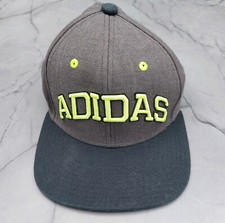 Adidas Collection Mens Baseball Cap Hat Snapback / One Size / Grey & Black