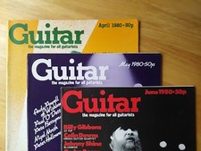 Guitar Magazive x 3 1980