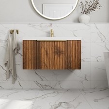 Fluted 800mm Bathroom Vanity