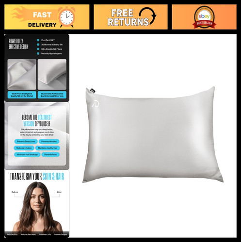 Silk pillowcase with zipper - pillowcase,