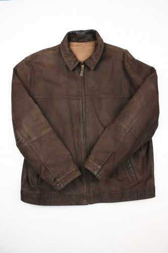 Italian leather jacket - m&s,