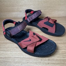 Nike Air Deschutz Men’s ACG Sandals Red Outdoor Adjustable Strap - Size 7 UK