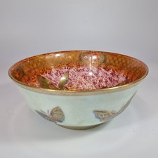 Wedgwood Lustre Bowl Daisy Makeig Jones Butterflies 23.3cm For Restoration