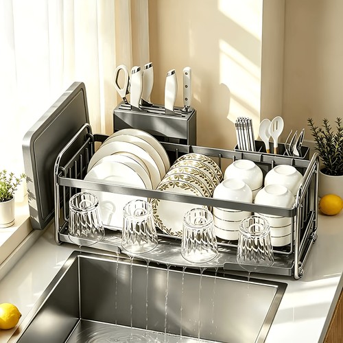 Steel dish drainer rack - steel,