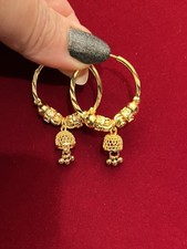 24k Gold Plated Jhumka Tassels