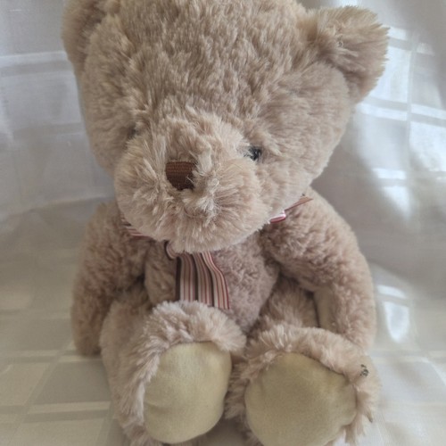 Large beige teddy - teddy, soft