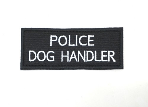 Police dog handler - handler, patch