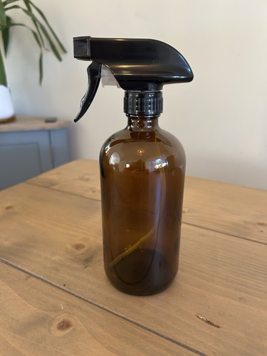Amber glass 500ml aromatherapy - amber,