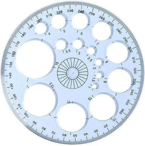 White full circle - circle, template