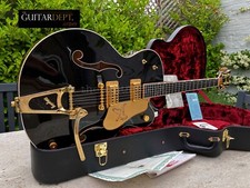 ♚MINT♚RARE♚2007 GRETSCH G-6136 TBK* BLACK FALCON♚Mother Pearl♚FULL 2.75" Depth !