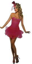 Ladies pink burlesque beauty - ladies,