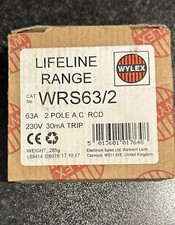WRS63/2 WYLEX 63A RCD 2 POLE 2