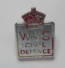 WW2 W.V.S Civil Defence Badges