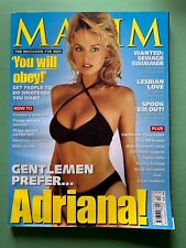 MAXIM 12-1998 ADRIANA SKLENARIKOVA Gail McKenna Talisa Soto Catherine Zeta Jones