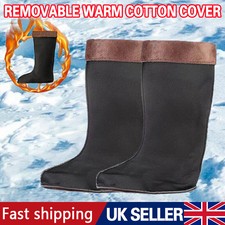 Mens Womens Fleece Wellie